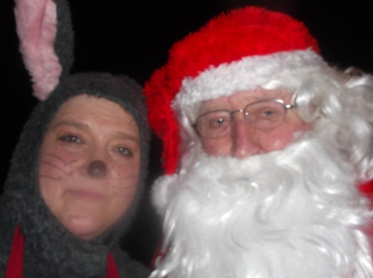 Santa and Bunny 2013